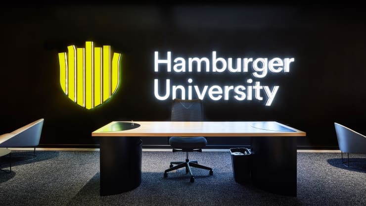Hamburger University classroom