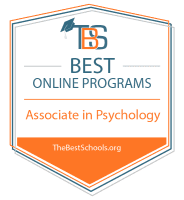 Download the Best Online Associate in Psychology Programs Badge